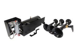 Ford F-350 Onboard Air System - Kleinn Air Horns - Model 230 Horns - `11-`16